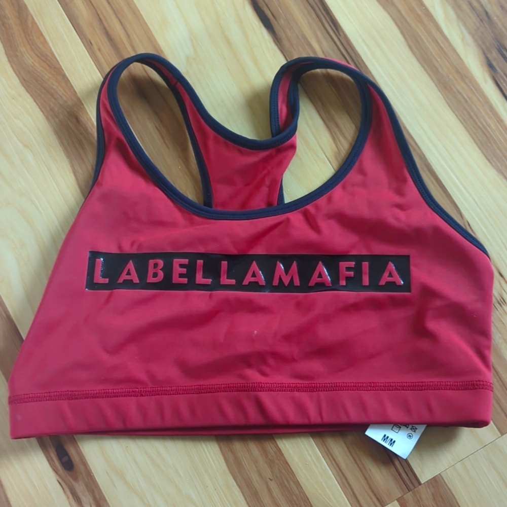 NWOT red sports bra